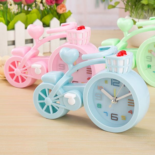 Đồng desktop clock shape vase water, guitar, Bicycle (nhiều màu)-[alarm clock, clock students, desktop clock cute, đồng watches, clock timer Dong Ho covered Thuc]