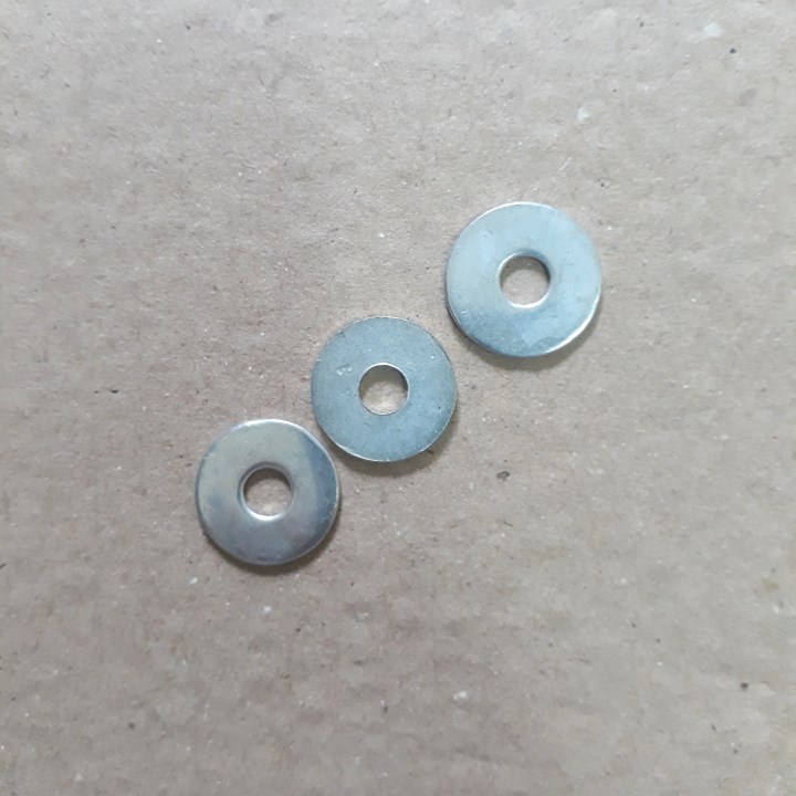 Long đen, vòng đệm phẳng M14 (50 cái)