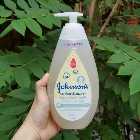 Sữa Tắm Gội Toàn Thân Mềm Mịn Johnson's Baby Bath Cotton Touch 500ml