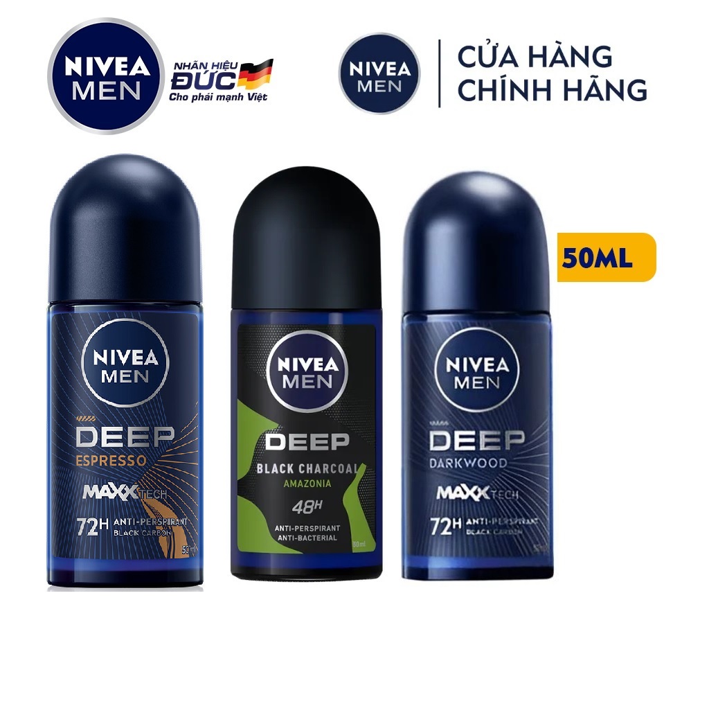 Lăn Ngăn Mùi NIVEA MEN Deep (50 ml)