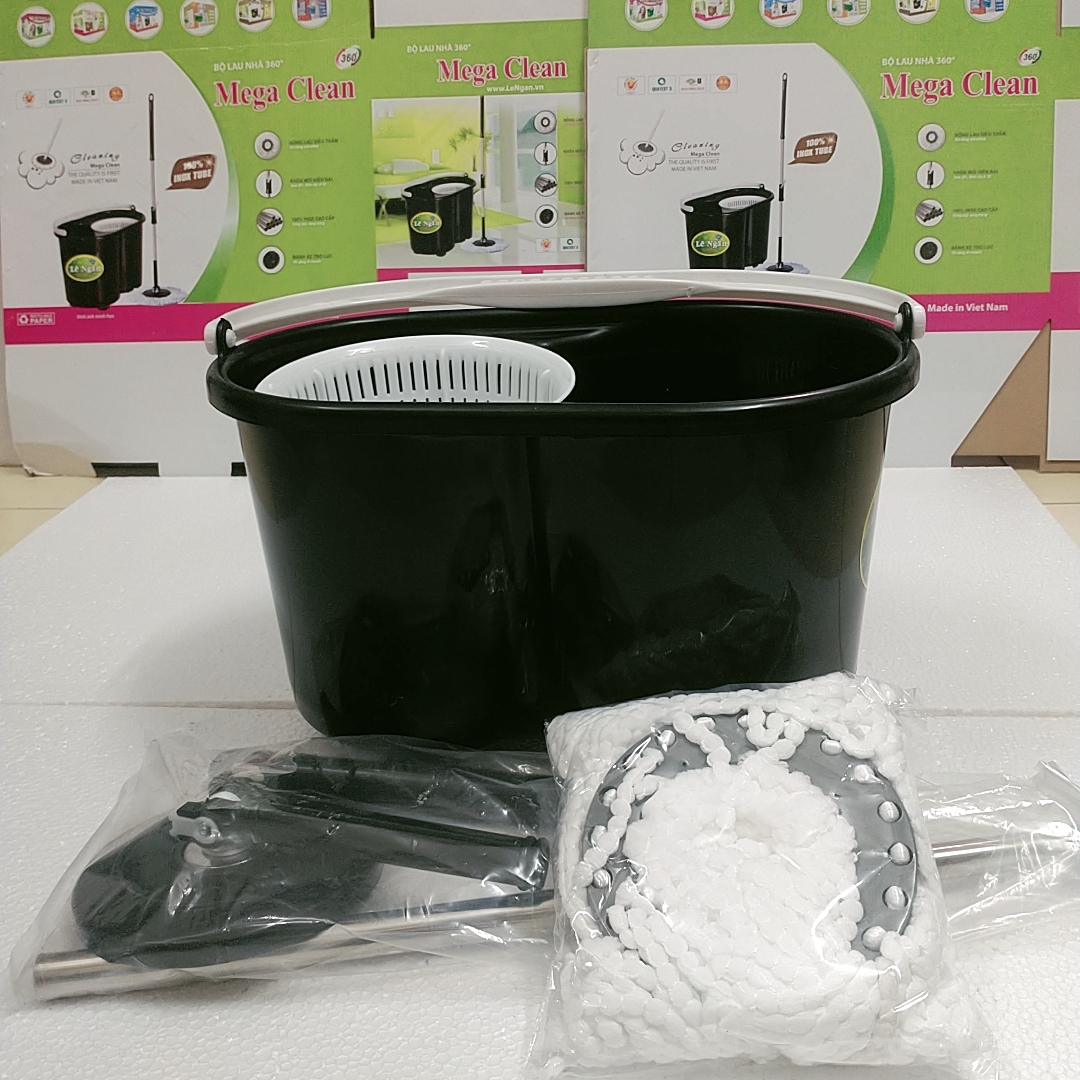 [Có sẵn] [Siêu Sale] Bộ lau nhà 360 độ Mega Clean thông minh
