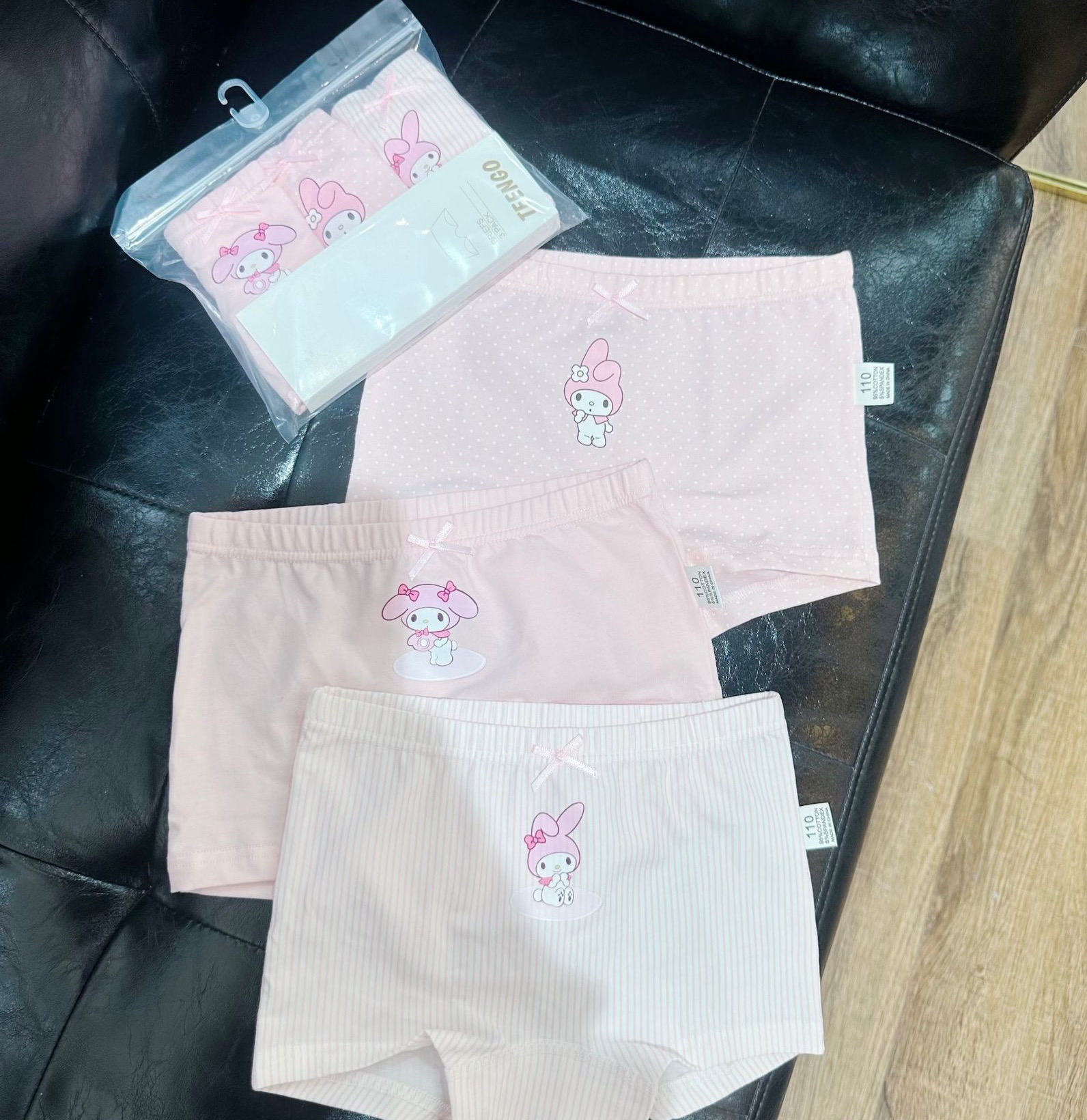 Set 3 quần chip đùi teengo dành cho bé gái