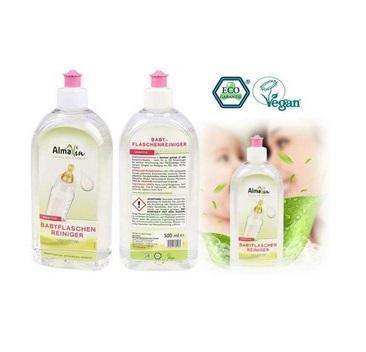 [HCM]NƯỚC VỆ SINH BÌNH SỮA EM BÉ HỮU CƠ ALMAWIN 500ML