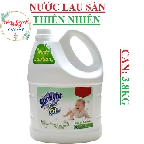 [HCM]Nước lau sàn Sunlight 36kg TRIẾT XUẤT TRE $ LÔ HỘI-cho Da nhạy cảm-Can TRắng