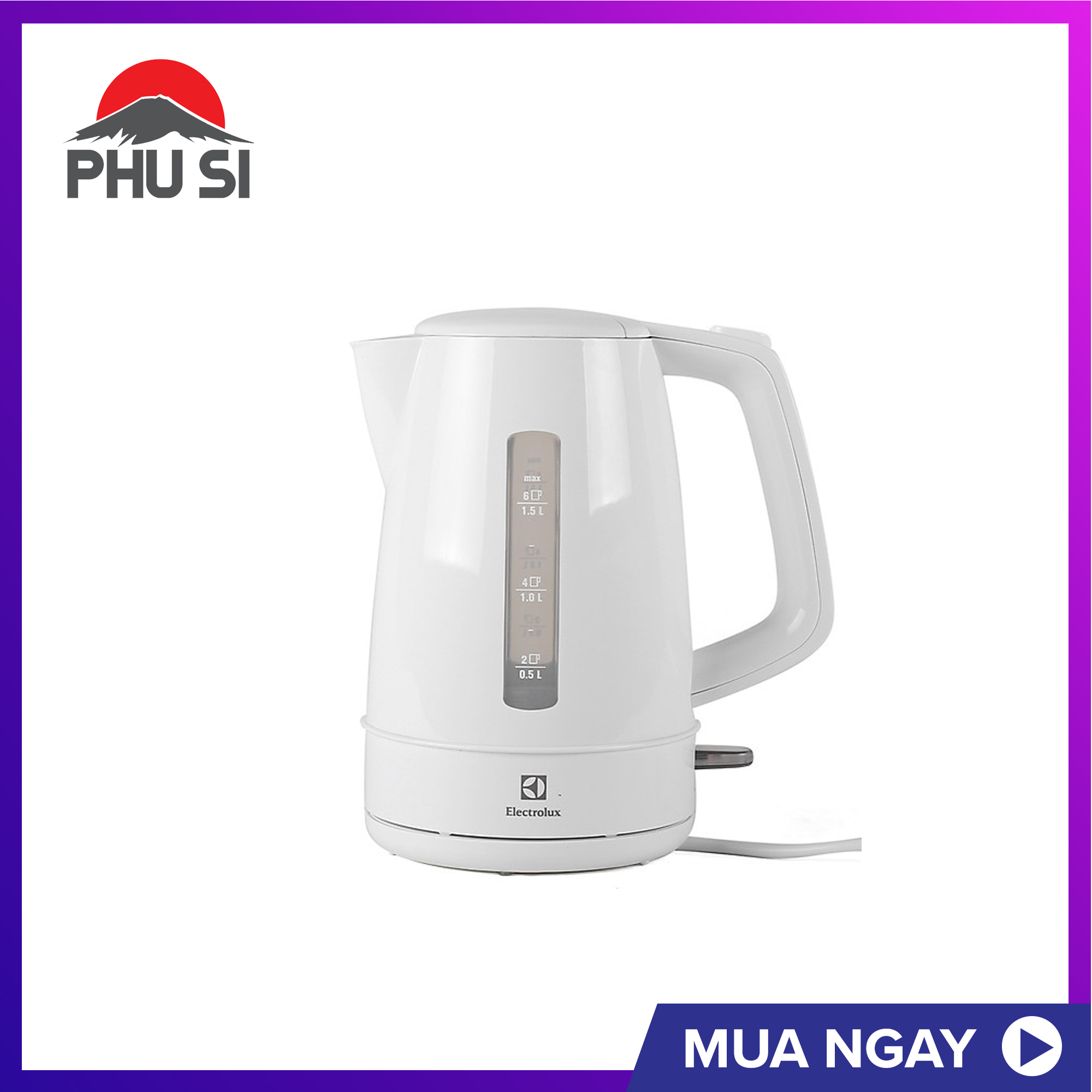 Bình siêu tốc Electrolux 1.5 lít EEK1303W