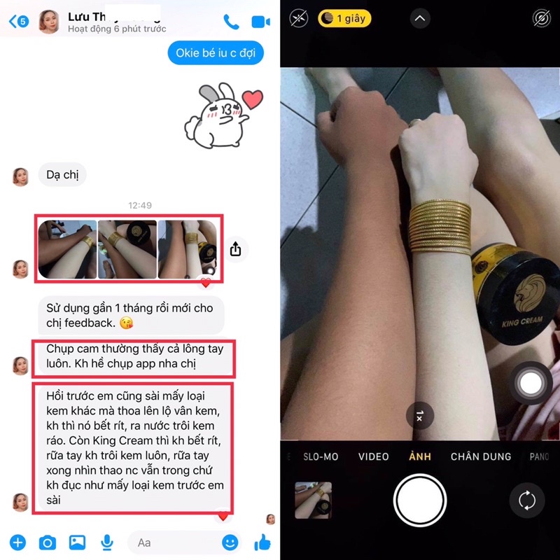KEM BODY KING CREAM Hoàng gia Dát Vàng