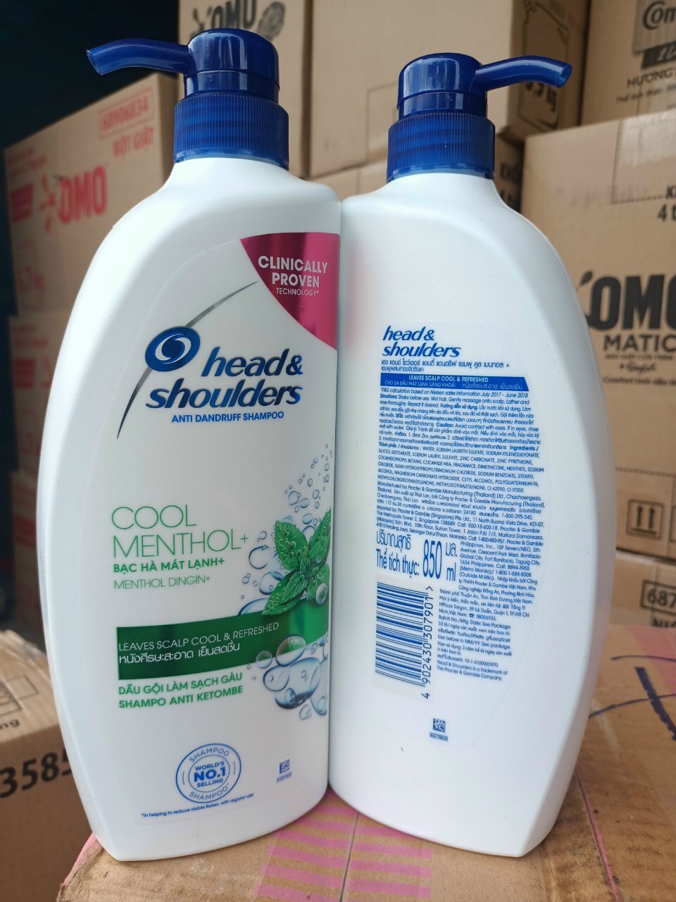 DẦU GỘI HEAD SHOULDERS BẠC HÀ MÁT LẠNH