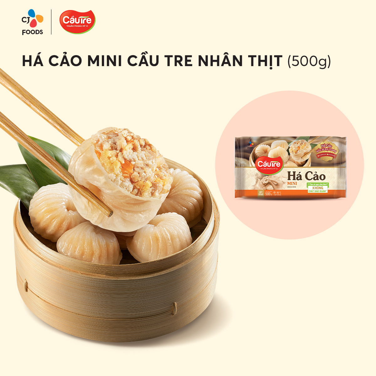 [Hcm-Hn] Cau Tre Mini Dumplings 500g