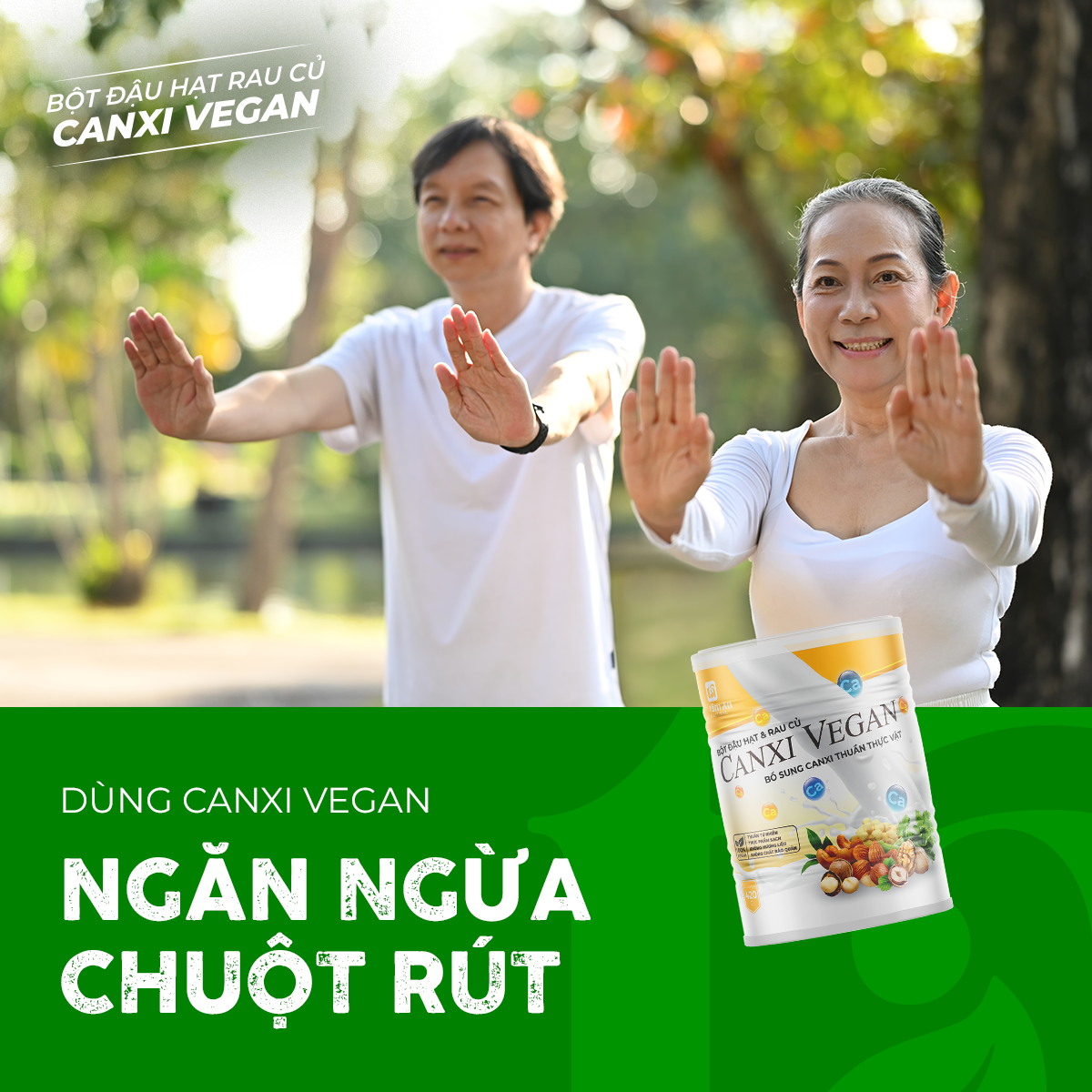 BỘT ĐẬU HẠT & RAU CỦ CANXI VEGAN - 420g