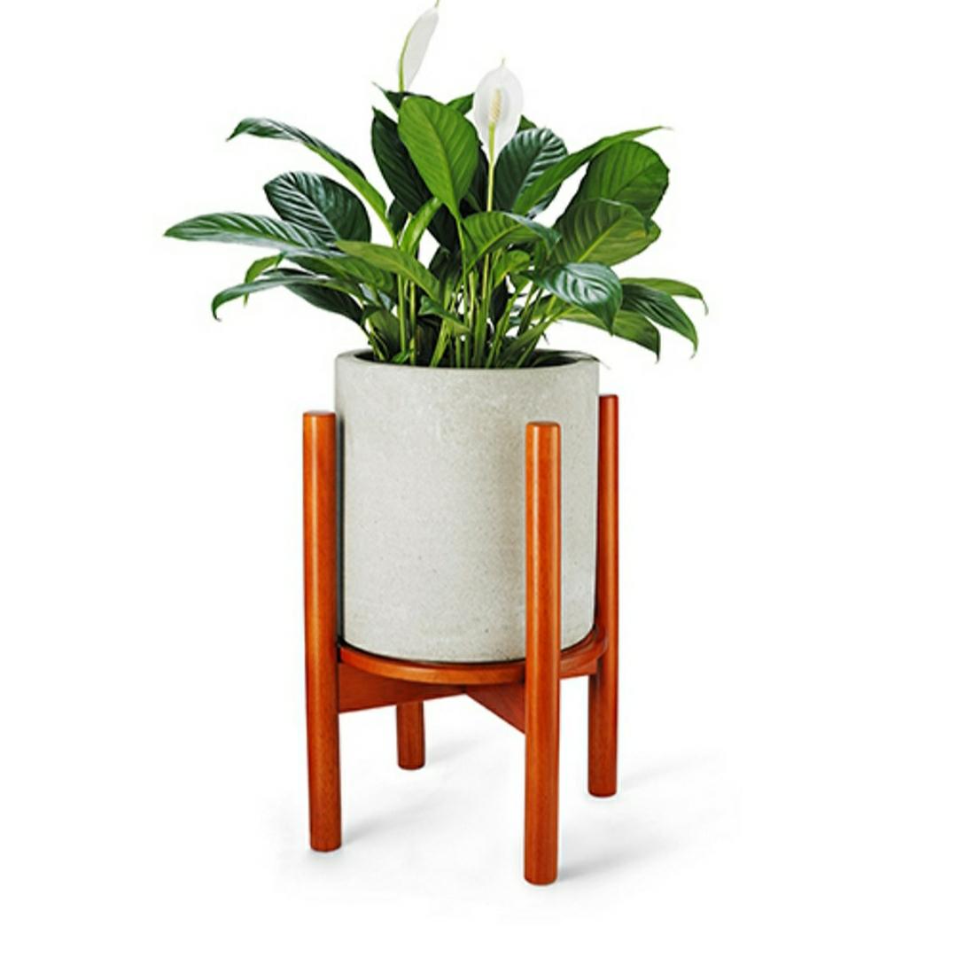 Giá gỗ đỡ chậu cây cảnh kích thước 26.7 cm (màu nâu)