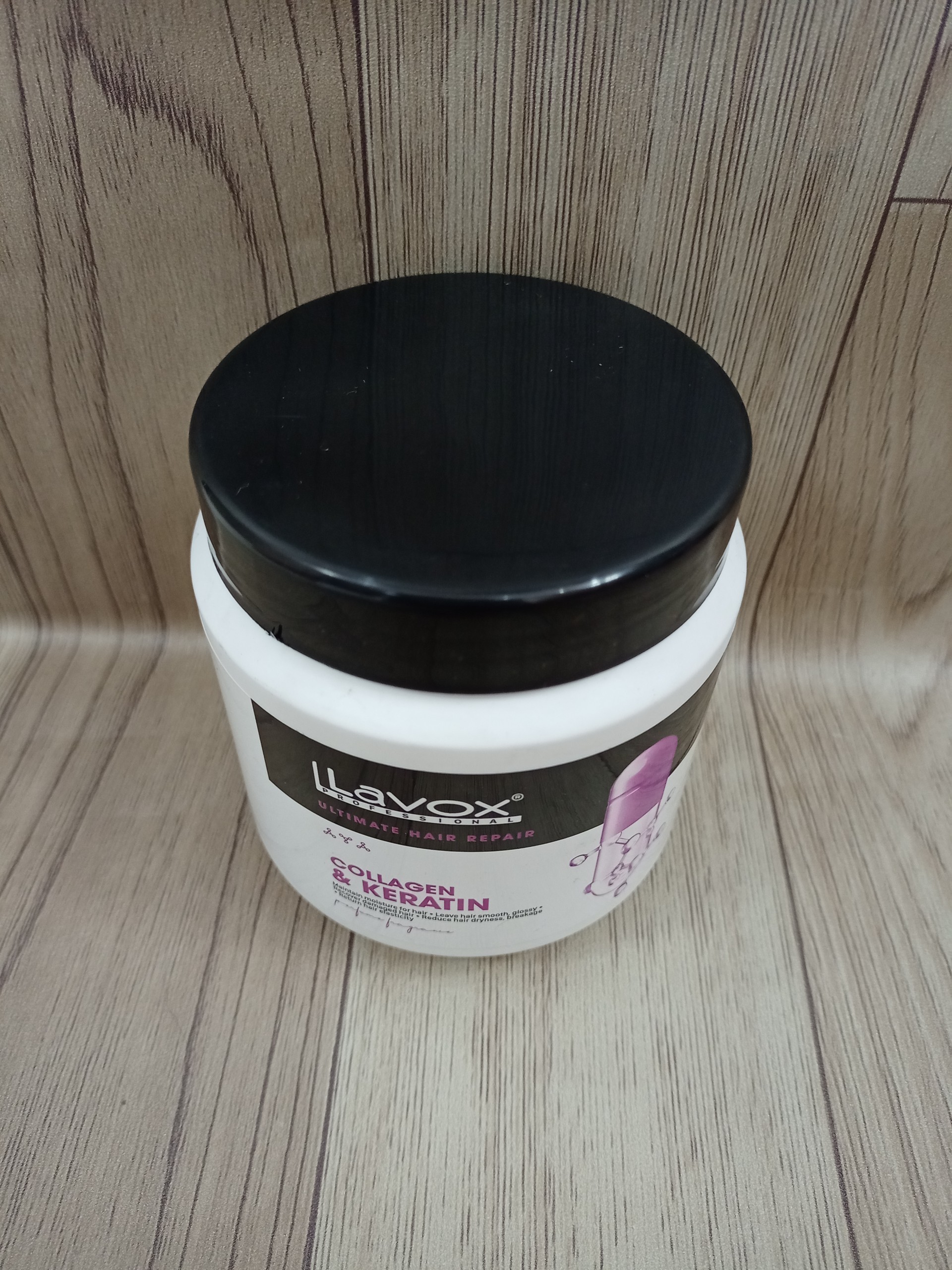 Hấp phục hồi tóc collagen & keratin 500ml hãng Lavox