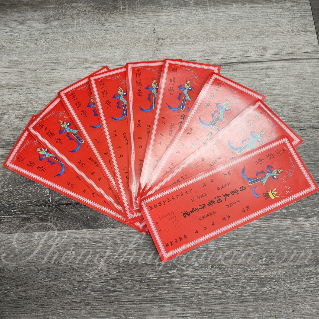 Bài vị cúng SAO (mẫu giấy) - thờ cúng