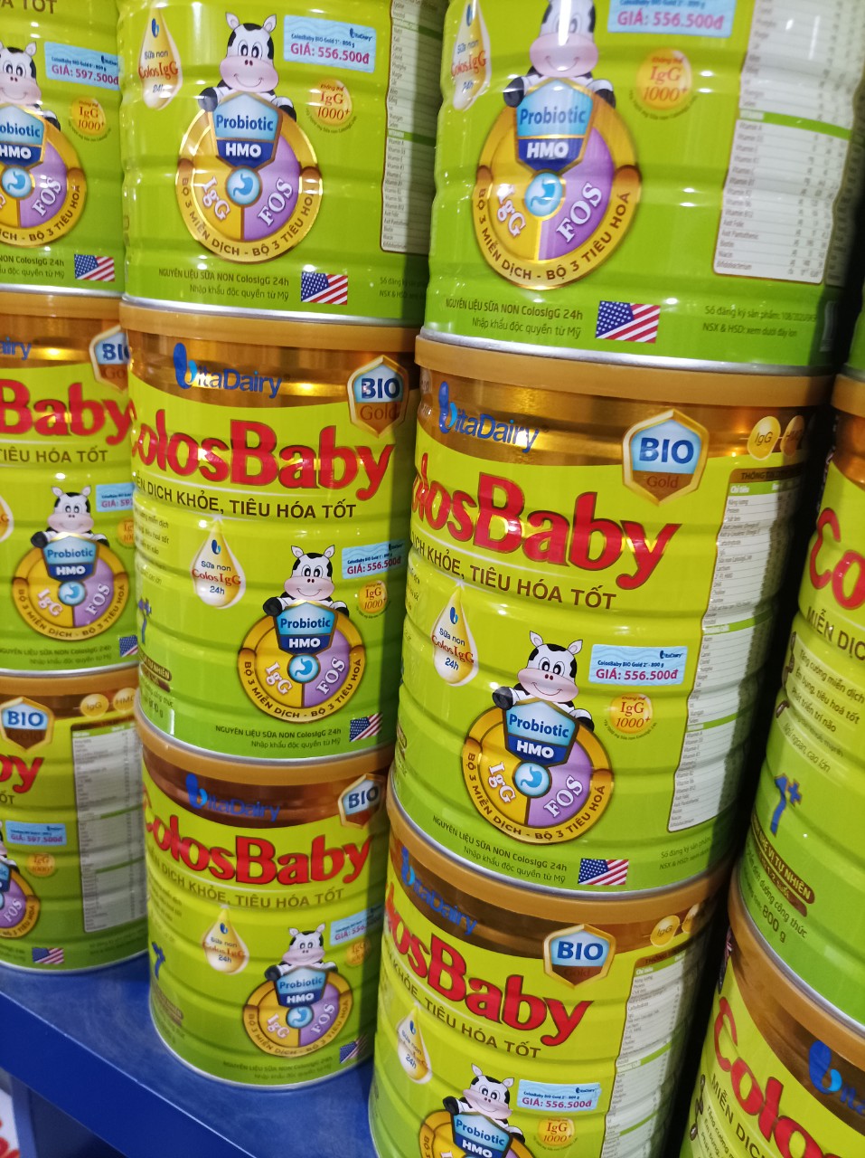 [Có mã QR tích xu] Sữa bột ColosBaby Gold 2+  800g ( Date 2026)