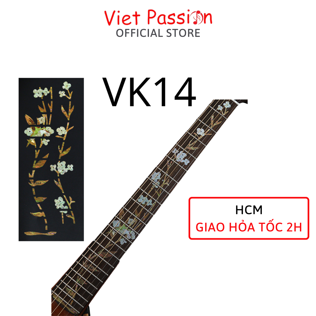 Sticker Miếng dán trang trí cần đàn guitar nhiều mẫu lựa chọn Viet Passion HCM