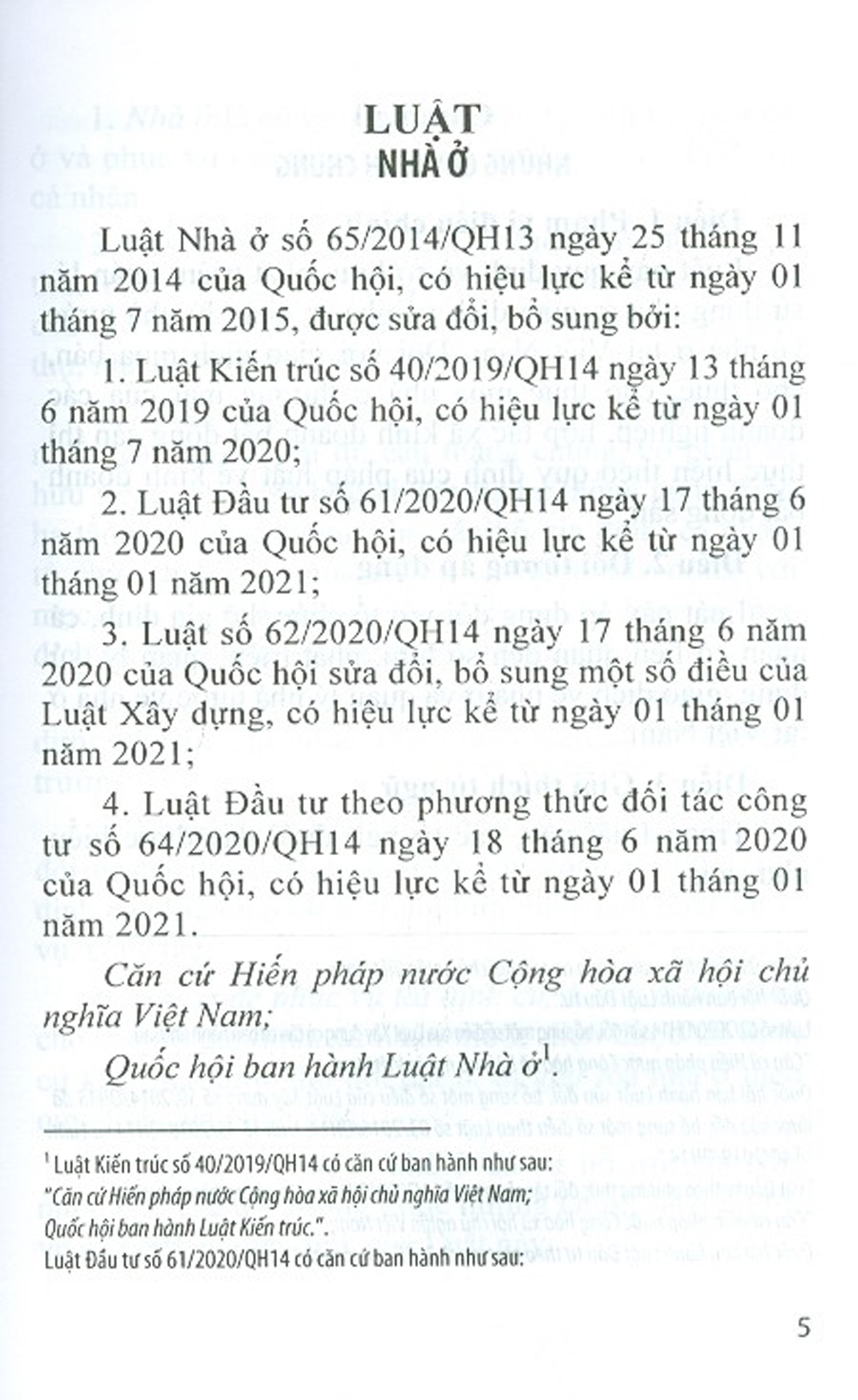 Luật Nhà Ở