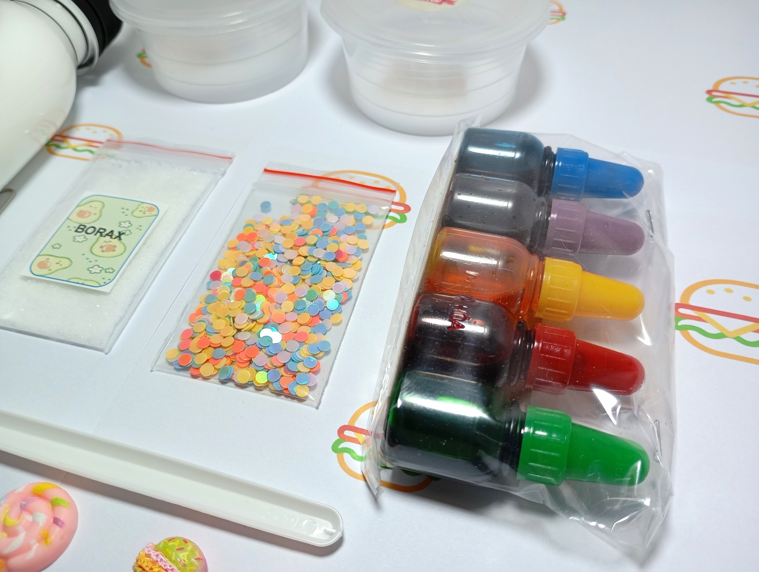 (BK24) KIT LÀM SLIME BASIC - DỤNG CỤ LÀM SLIME CƠ BẢN, AN TOÀN, ĐƠN GIẢN