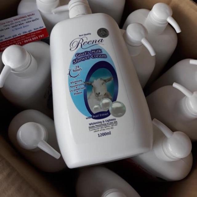 SŨA TẮM NHẬP KHẨU REENA NGỌC TRAI 1200ml