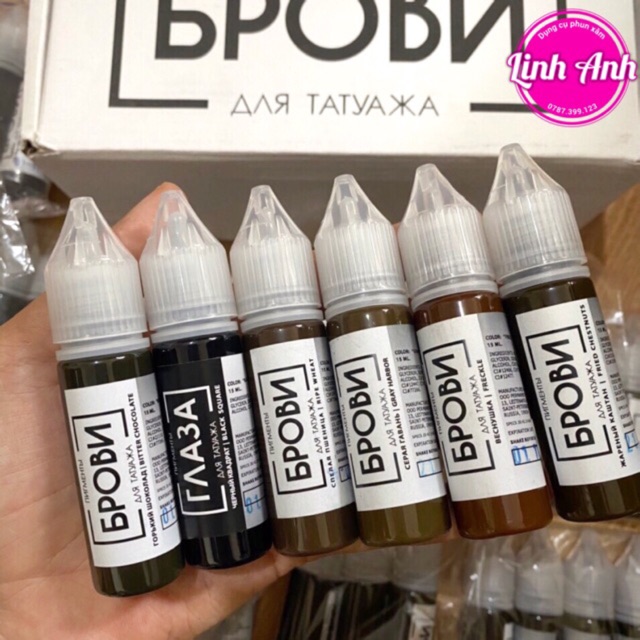 MỰC BROVI CAO CẤP NGA [CHÍNH HÃNG 100%] PHUN XĂM THẨM MỸ