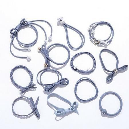 Bộ 12 thun cột tóc Hàn Quốc