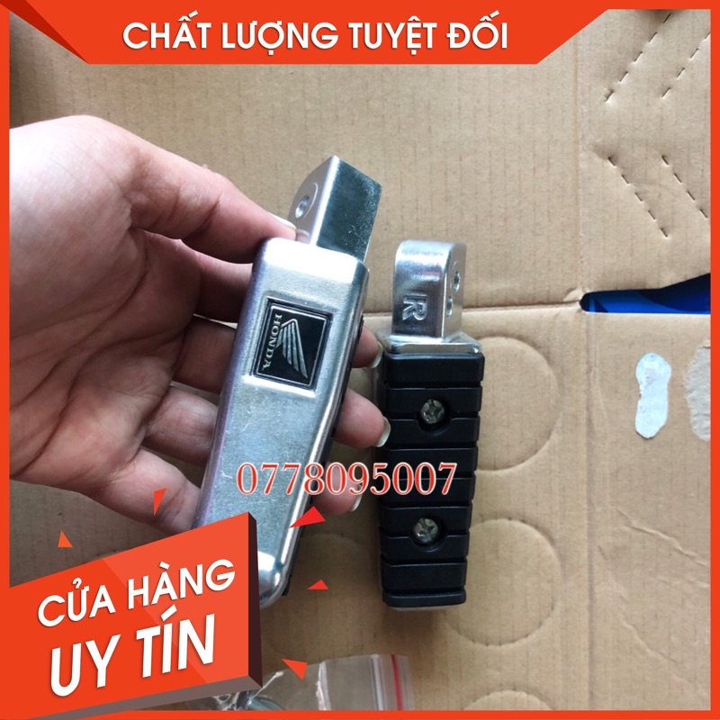 Gác Chân Xe Máy Logo Hình Cánh Chim(Hàng Cao Cấp)