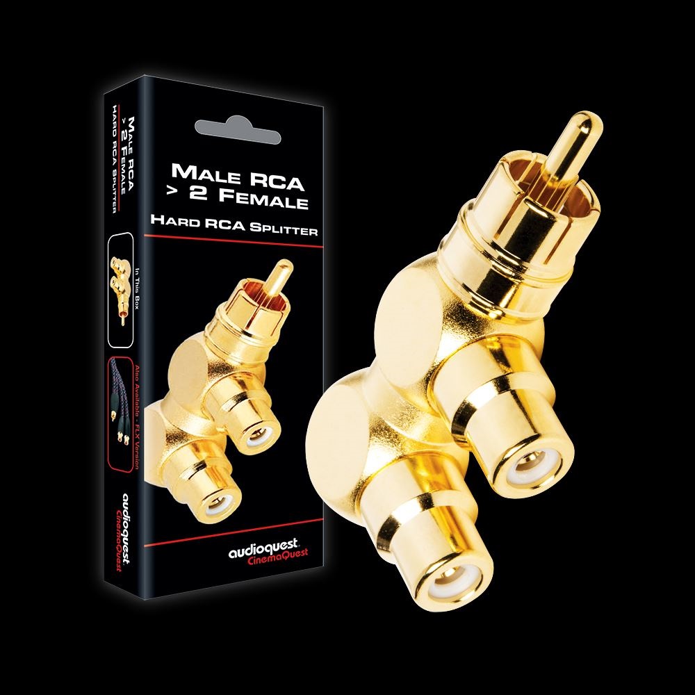 Đầu chuyển AudioQuest Hard RCA Splitter (Male to 2 Female)
