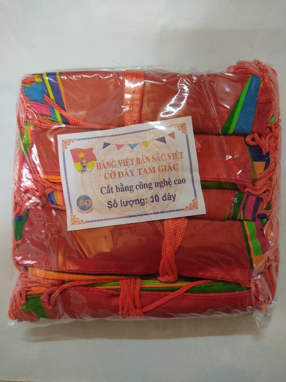 Combo 100m cờ dây tam giác, cờ đuôi nheo đẹp