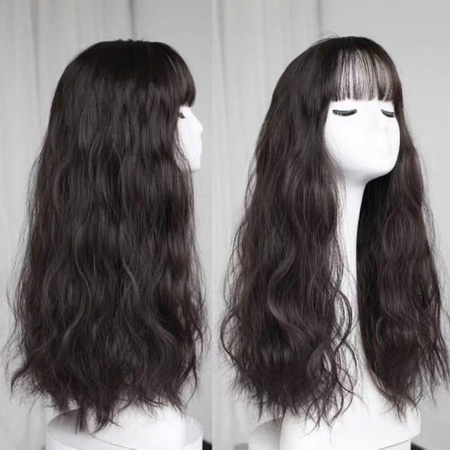 Tóc giả xù dài 🌻FREESHIP🌻 nguyên đầu xù dài - mã 8174