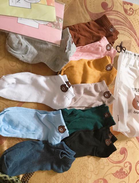 Set 5 đôi tất Gấu cổ ngắn