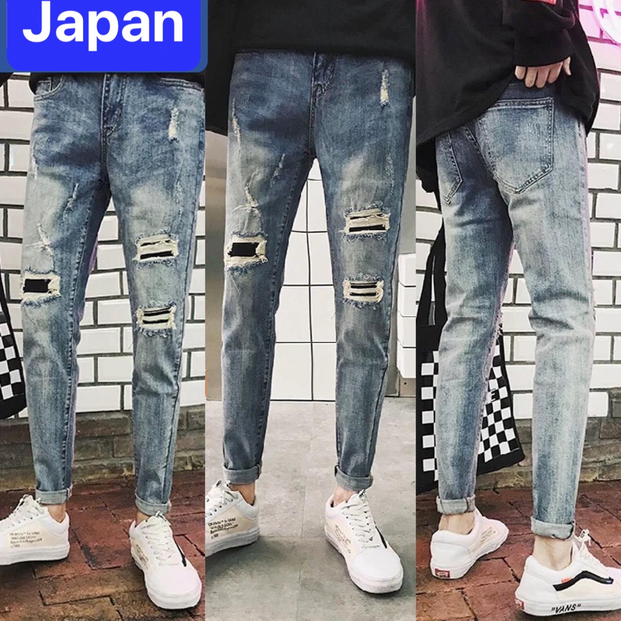 QUẦN JEAN NAM CHẤT BÒ XANH LOT VẢI ĐEN BOY VIP SHISIMA NHẬT BẢN MENLY CHẤT LƯỢNG CAO, CO GIÃN NHẸ CAO CẤP DB-2606 JAPAN FASHION