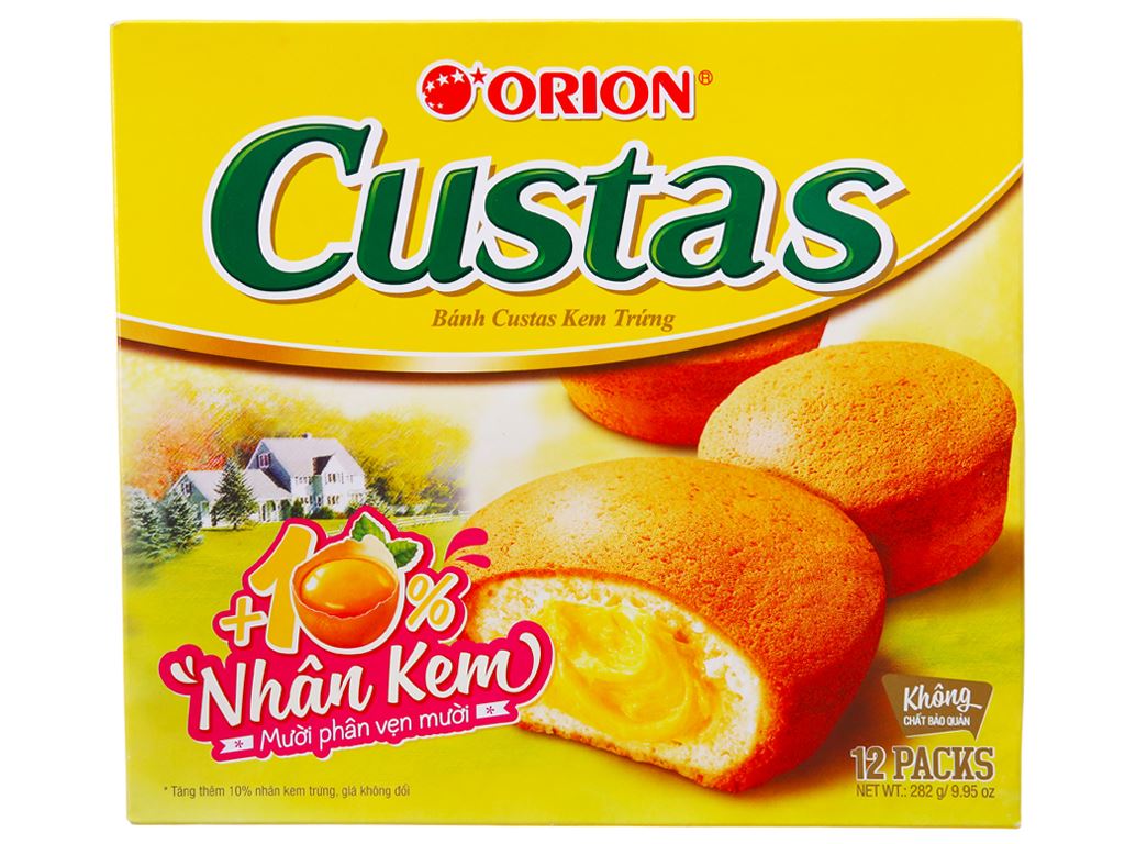 Bánh Custas (hộp 12 chiếc)