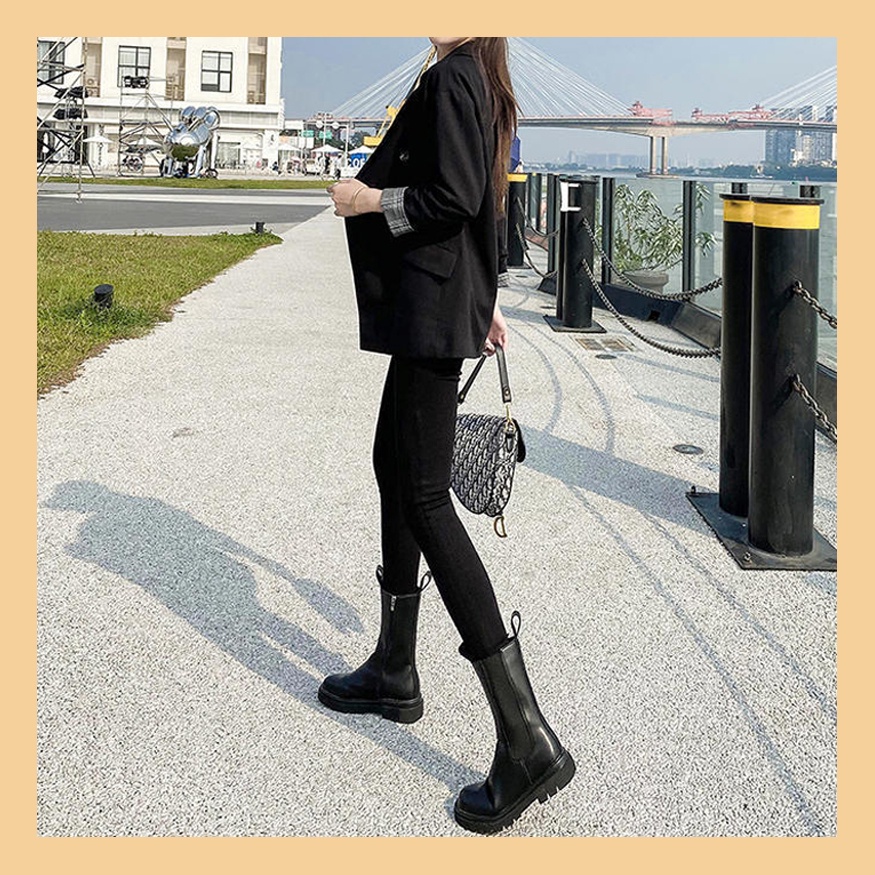 Quần Legging Jean UNDERCOOL Cạp Cao Co Giãn Ôm Body