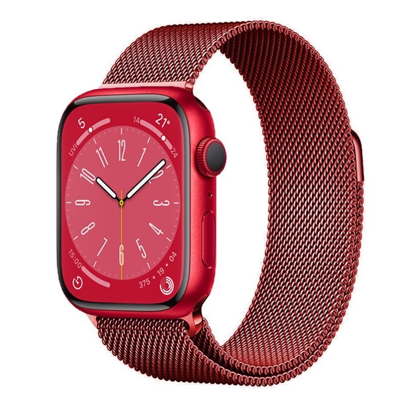 Thích hợp cho dây đeo Apple Watch dây đeo hút nam châm applewatch8 dây đeo iWatchS8ultra Milanese