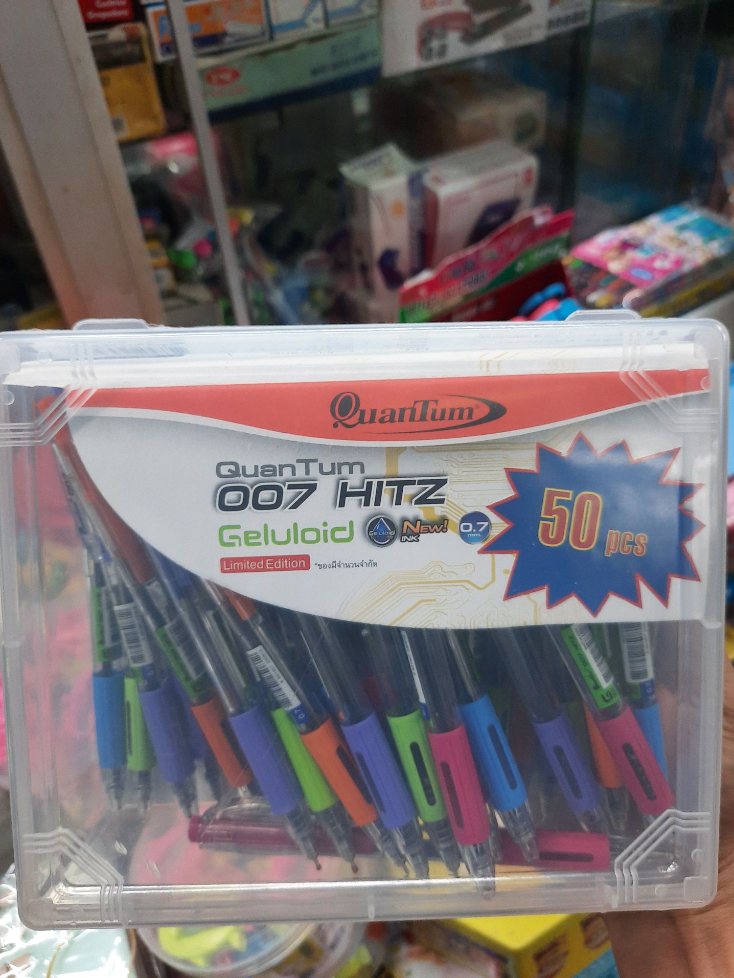 combo 10cái bút bi bấm 0.7mm Quantum 007 HITZ thái lan.