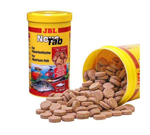 Thức ăn cá cảnh viên dán cao cấp jbl đức novo tab hủ 150gr a038. hỗ trợ cho hệ tiêu hóa tốt, cung cấp nhiều chất dinh dưỡng cho cá cảnh và giúp làm giảm đục nước hồ cá.