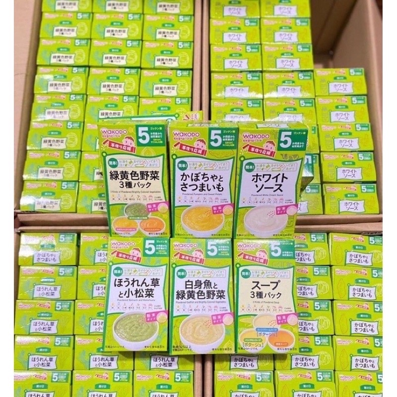 Bột Cháo Ăn Dặm Wakodo Cho Bé 5 Tháng Nhật Bản