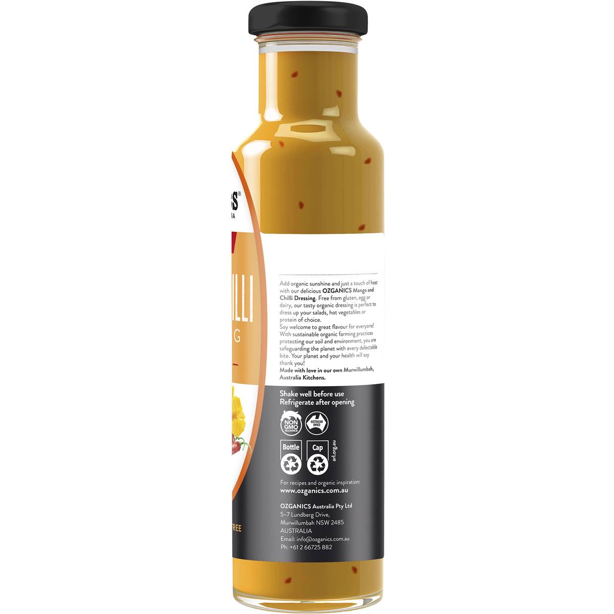 [Hoàn Tiền 15%]Sốt salad hữu cơ thuần chay Vegan Salad Dressing Ozganics chai 250ml