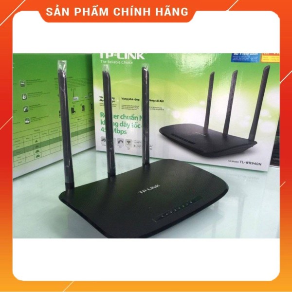 Bảng giá Bộ Phát Wifi TP-Link TL-WR940N - Router Wifi Chuẩn N Tốc Độ 450Mbps Phong Vũ