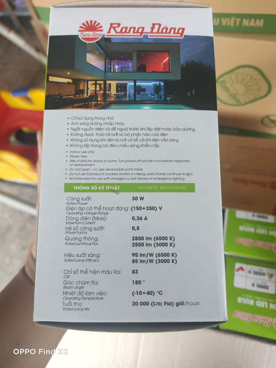 [HCM]Bóng Led Trụ 30W Rạng Đông - Xài Chip Led Samsung