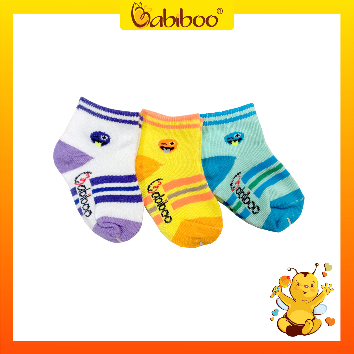SET 3 ĐÔI VỚ SƠ SINH DỄ THƯƠNG BS07