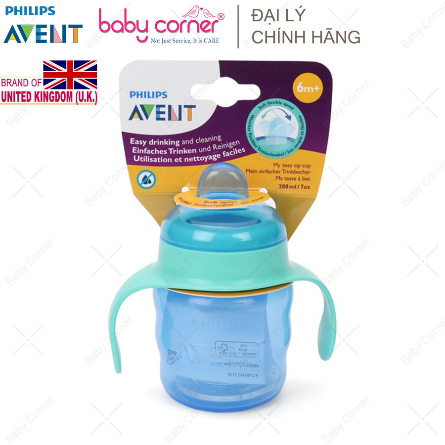[Chính Hãng] Bình Uống Nước Có Vòi Philips Avent 200ml Cho Bé 6M+
