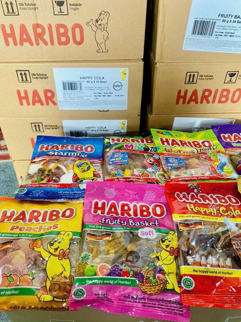 Haribo dẻo gum paste-80g package