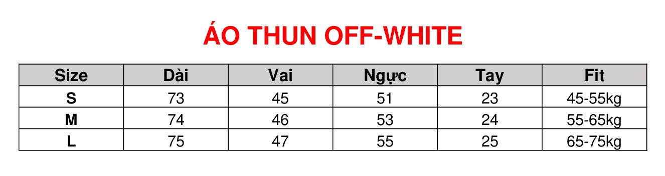 Áo Thun Unisex Off-White Gradient