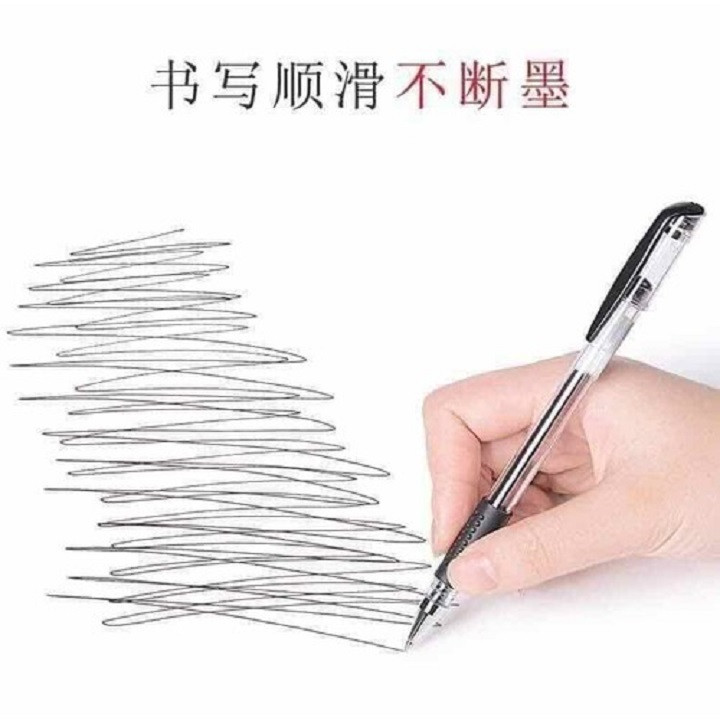 SÉT 100 BÚT BI NƯỚC ĐEN ,xanh