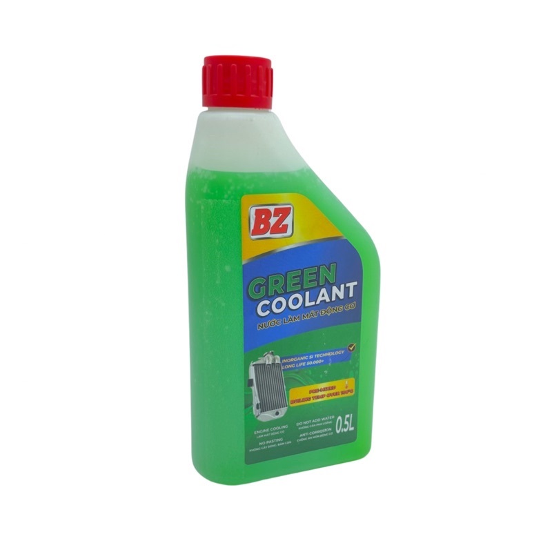 Nước mát BZ Xanh Green Coolant 500ML