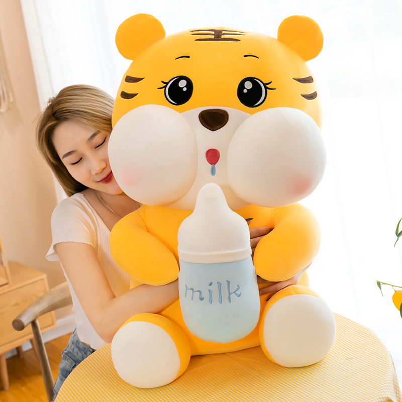 Gấu Bông Hổ Ôm Bình Sữa 80cm Cực Xinh Dứa Store