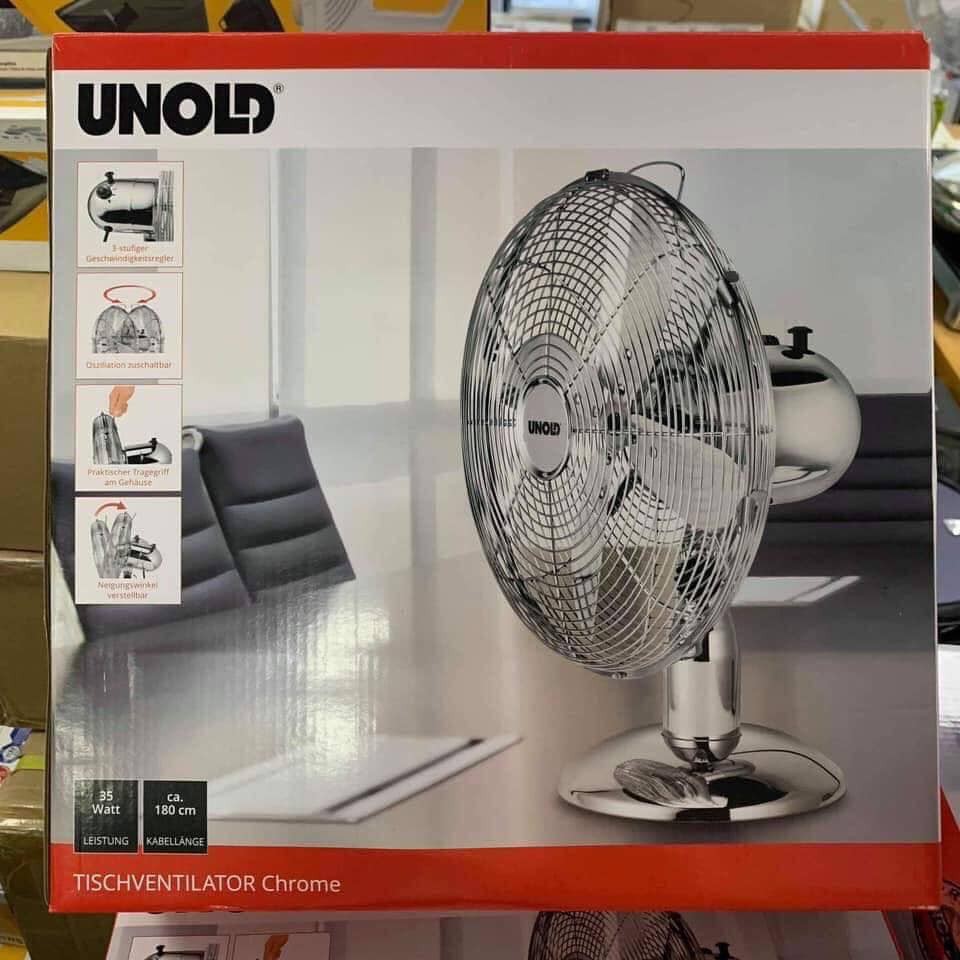 (Hàng Đức) Quạt để bàn Unold 86830 Công Suất 35W
