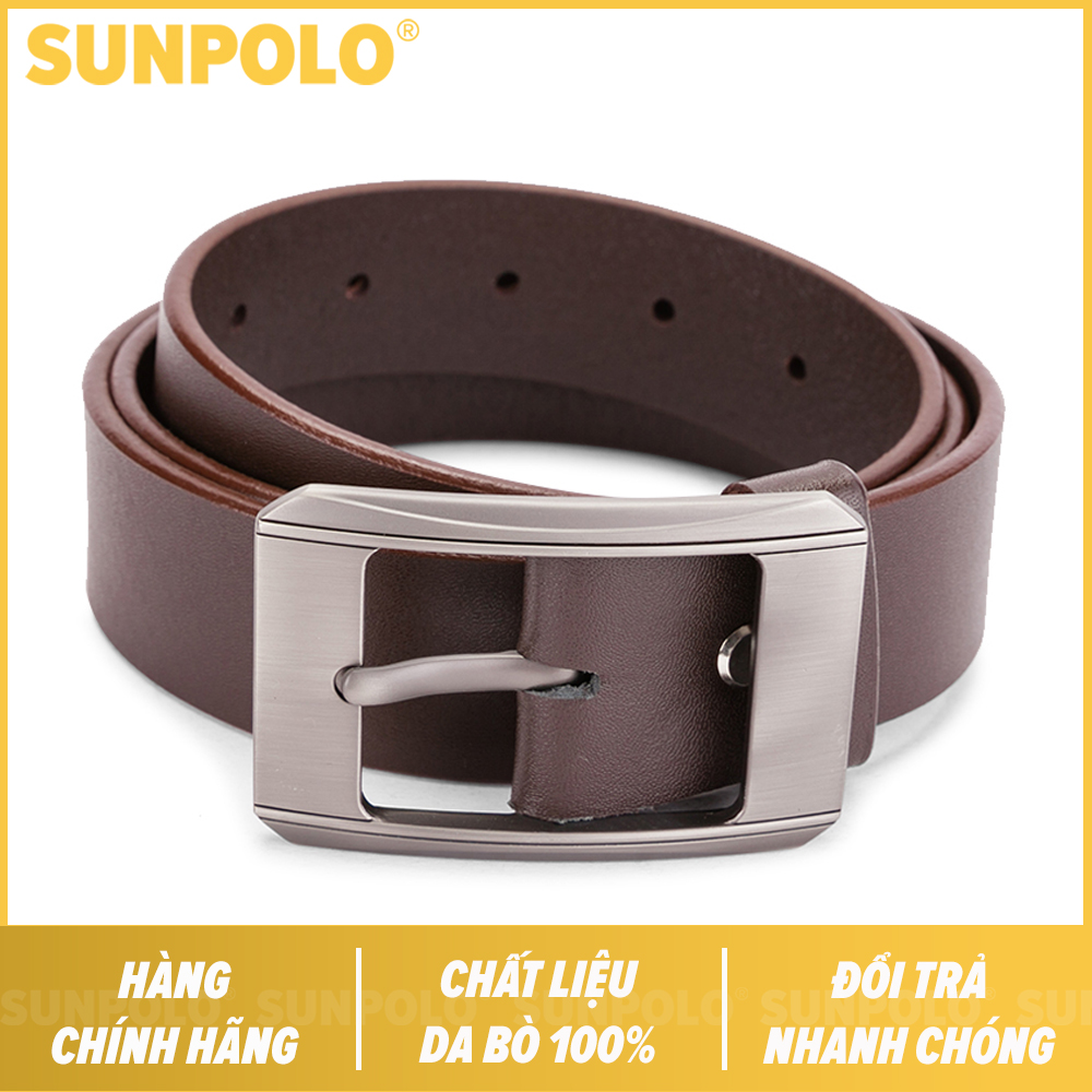 Men cow leather belt