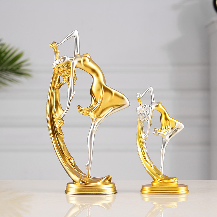 Mô Hình Cô Gái Khiêu Vũ Trang Trí Nội Thất Cao 35cm