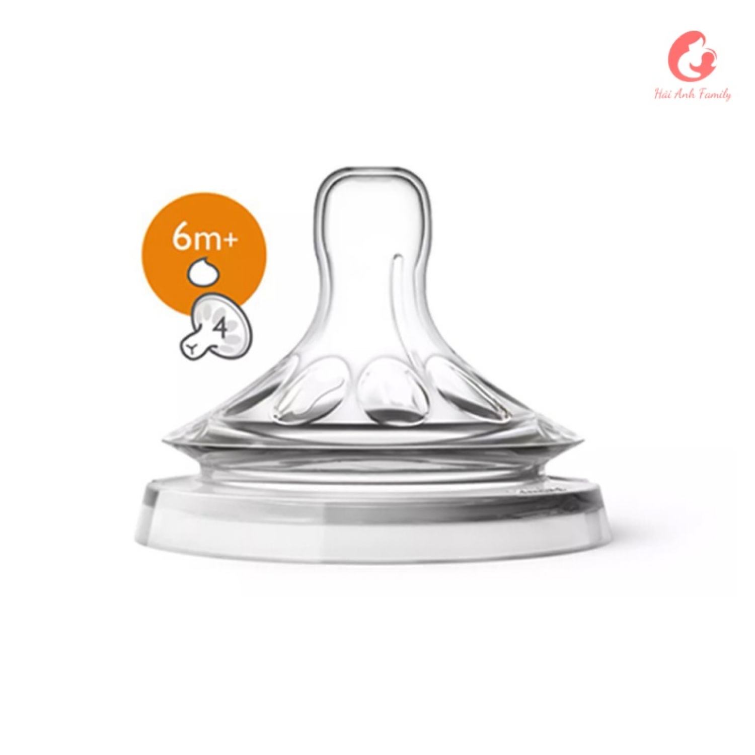 NÚM TI AVENT NATURAL CỔ RỘNG [ĐỦ SỐ 0 - 5][CAM KẾT CHÍNH HÃNG]