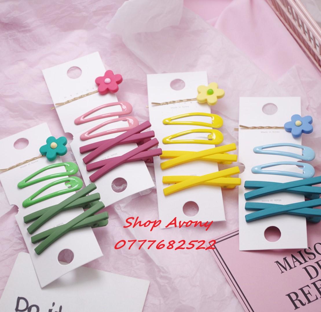 [HCM]Set kẹp tóc mái trẻ em 3 món